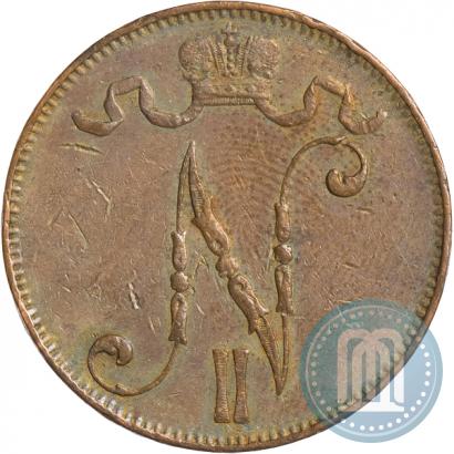 Picture 5 pennia 1906 year  