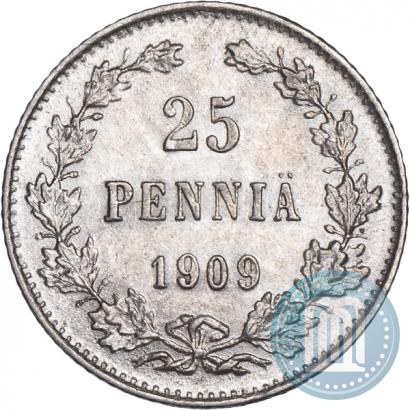 Picture 25 pennia 1909 year L 