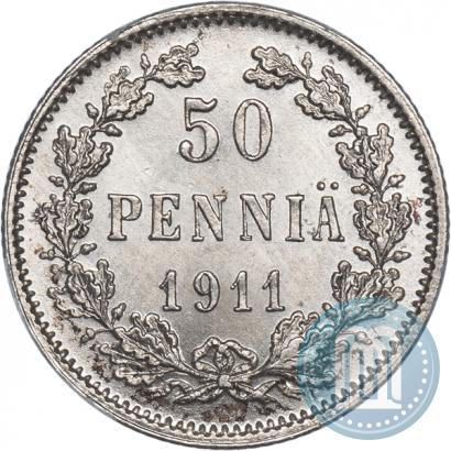 Фото 50 пенни 1911 года L 