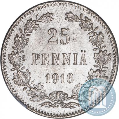 Фото 25 пенни 1916 года S 