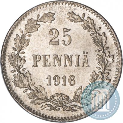 Фото 25 пенни 1916 года S 