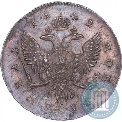 Picture 1 rouble 1742 year СПБ 