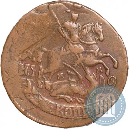 Фото 2 копейки 1763 года ММ 