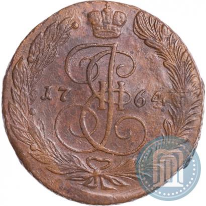 Фото 5 копеек 1764 года ЕМ 