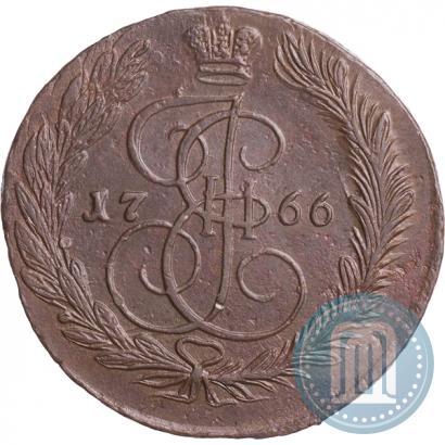 Picture 5 kopecks 1766 year ЕМ 