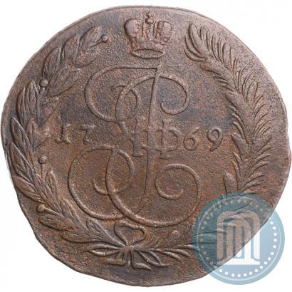 Picture 5 kopecks 1769 year ЕМ 