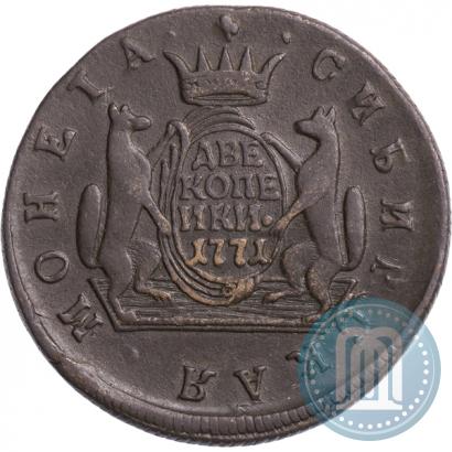 Picture 2 kopecks 1771 year КМ 