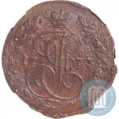 Picture 5 kopecks 1773 year ЕМ 