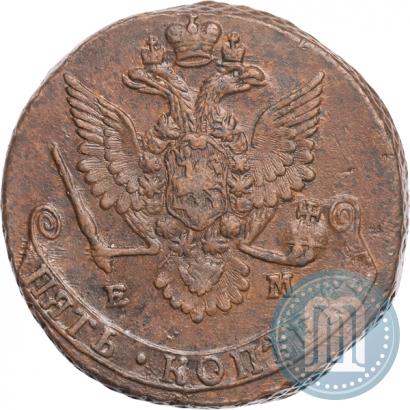 Picture 5 kopecks 1779 year ЕМ 