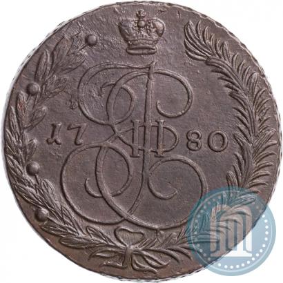 Picture 5 kopecks 1780 year ЕМ 
