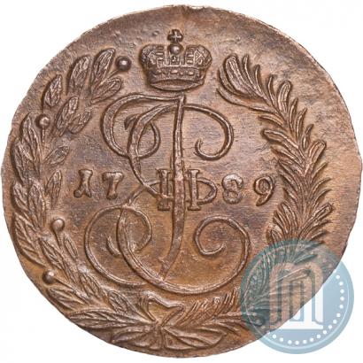 Picture 2 kopecks 1789 year ЕМ 