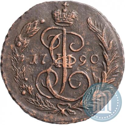 Picture 1 kopeck 1790 year ЕМ 