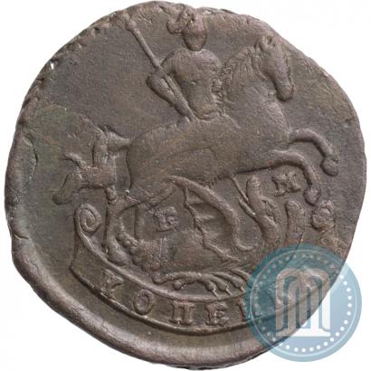 Picture 1 kopeck 1796 year ЕМ 