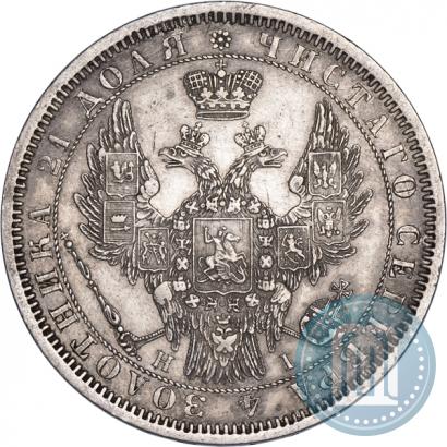 Picture 1 rouble 1854 year СПБ-HI 