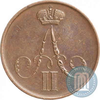 Picture 1 kopeck 1856 year ВМ 