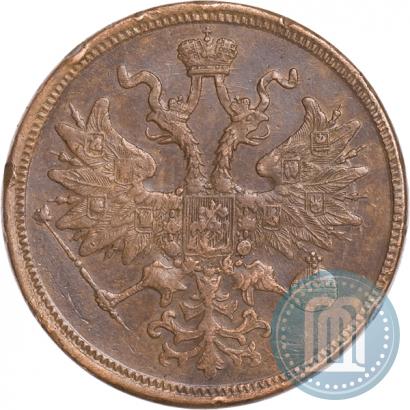Picture 5 kopecks 1865 year ЕМ 