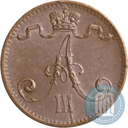 Фото 1 пенни 1883 года  