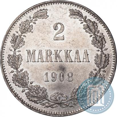Picture 2 markkaa 1908 year L 