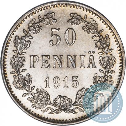 Фото 50 пенни 1915 года S 