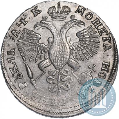 Фото 1 рубль 1720 года KO "Портрет в латах"