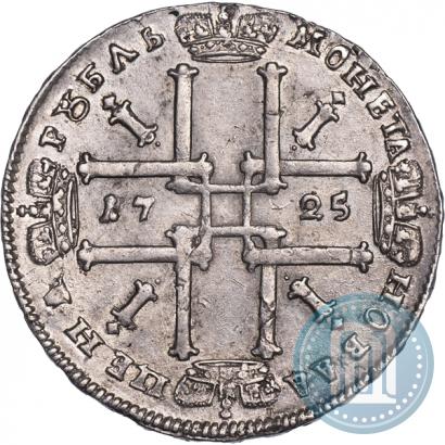 Picture 1 rouble 1725 year OK "Portrait in ancient armour"