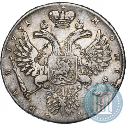 Picture 1 rouble 1731 year  