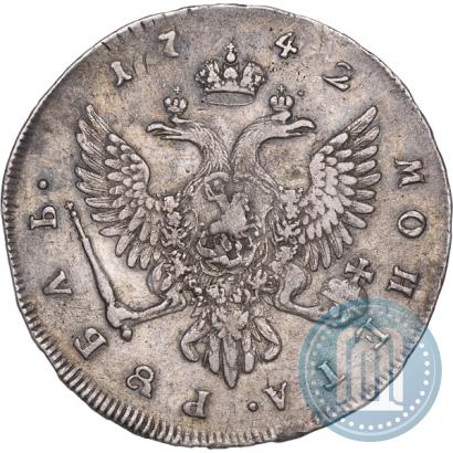 Picture 1 rouble 1742 year ММД 