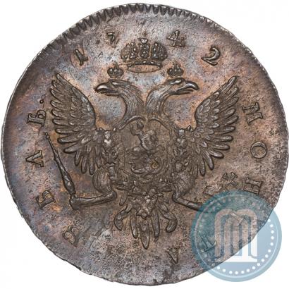 Picture 1 rouble 1742 year СПБ 