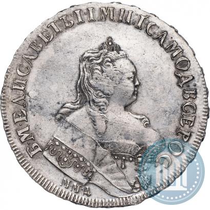 Picture 1 rouble 1744 year ММД 