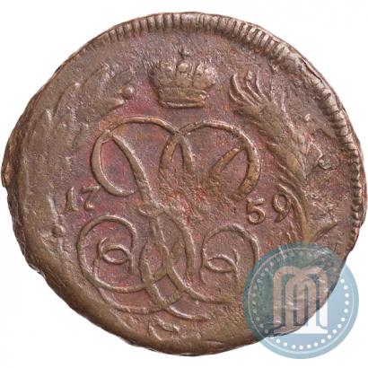 Picture 1 kopeck 1759 year  