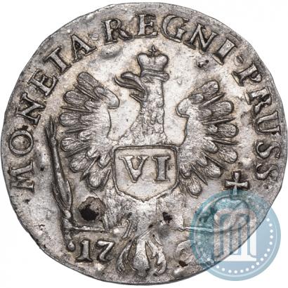 Picture 6 groszy 1761 year  