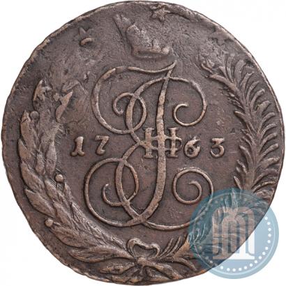 Picture 5 kopecks 1763 year СПМ 