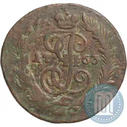 Picture 2 kopecks 1763 year СПМ 