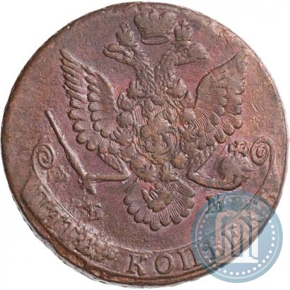 Picture 5 kopecks 1780 year ЕМ 