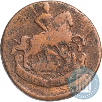 Picture 1 kopeck 1789 year ЕМ 