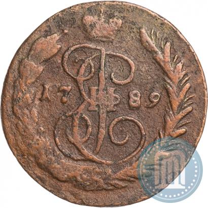 Picture 1 kopeck 1789 year ЕМ 