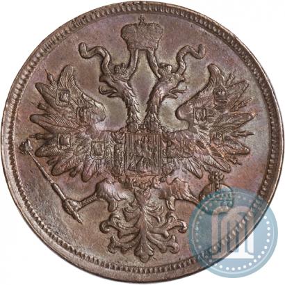 Фото 5 копеек 1865 года ЕМ 