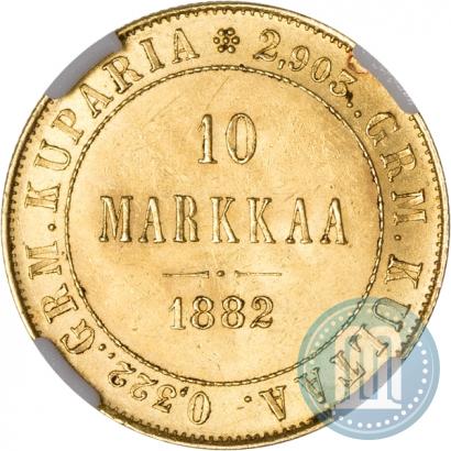 Picture 10 markkaa 1882 year S 