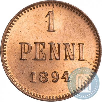 Фото 1 пенни 1894 года  