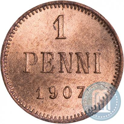 Picture 1 penni 1907 year  