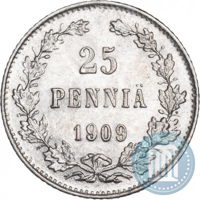 Фото 25 пенни 1909 года L 