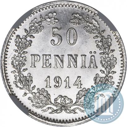 Picture 50 pennia 1914 year S 