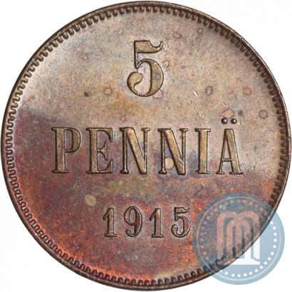 Фото 5 пенни 1915 года  
