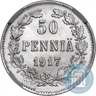 Фото 50 пенни 1917 года S 