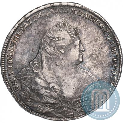Фото 1 рубль 1738 года  "Московский тип"