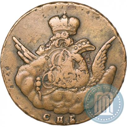 Picture 1 kopeck 1756 year СПБ 