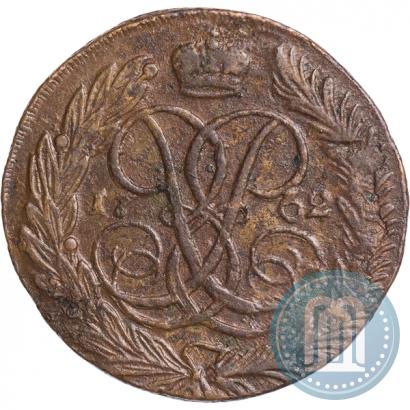 Фото 5 копеек 1762 года  