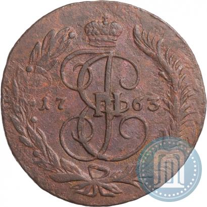 Picture 5 kopecks 1763 year ММ 