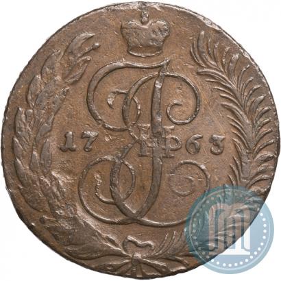 Фото 5 копеек 1763 года СМ 