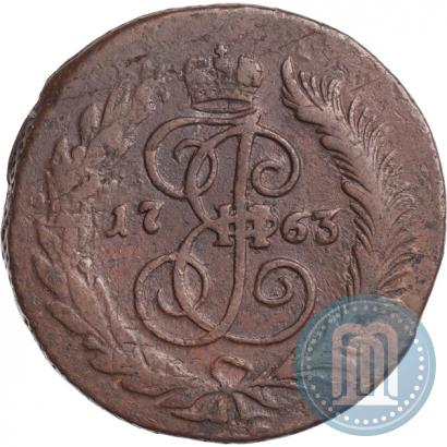 Picture 2 kopecks 1763 year СПМ 